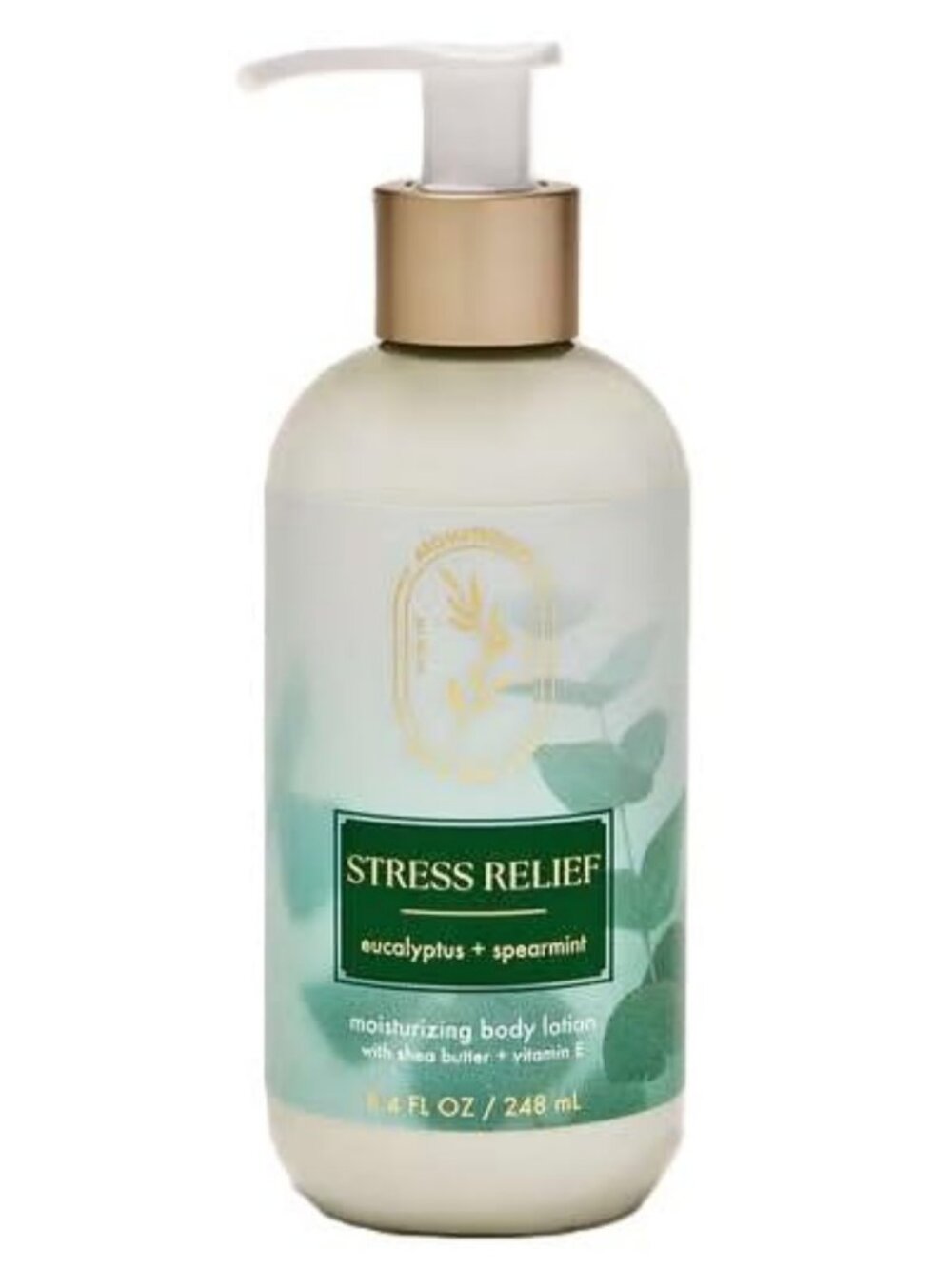 Stress Relief Moisturizing Body Lotion - Eucalyptus Spearmint, 8.4 Fl Oz, Spa